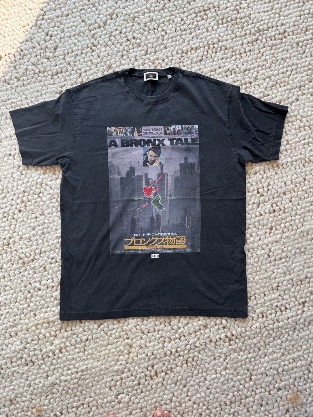 Kith Men’s 'A Bronx Tale' Japanese Vintage Poster Crewneck Tee - Medium